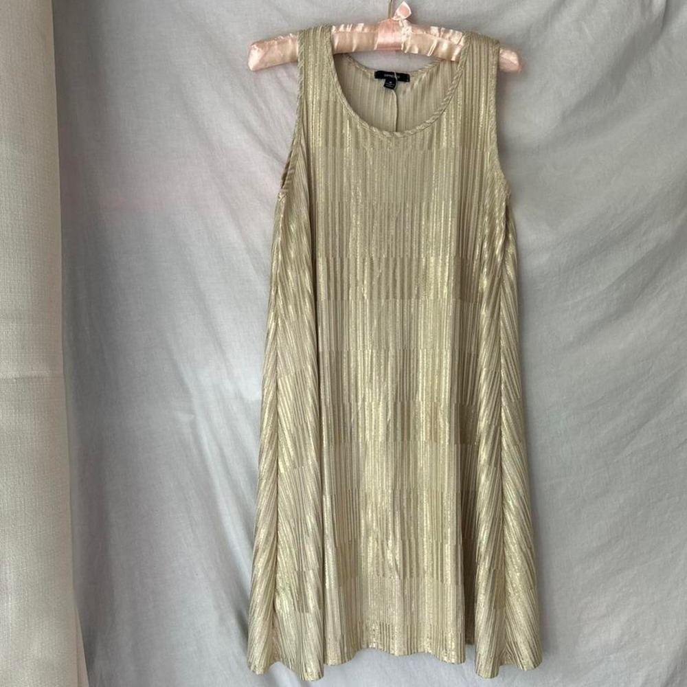 Espresso golden swim cover dress